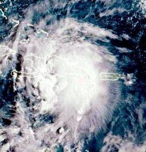 Tormenta tropical Franklin toca territorio dominicano por Barahona