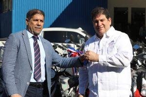Limber Cruz refuerza sector agropecuario con entrega de motores
